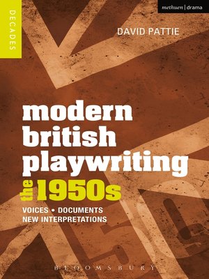 cover image of Modern British Playwriting